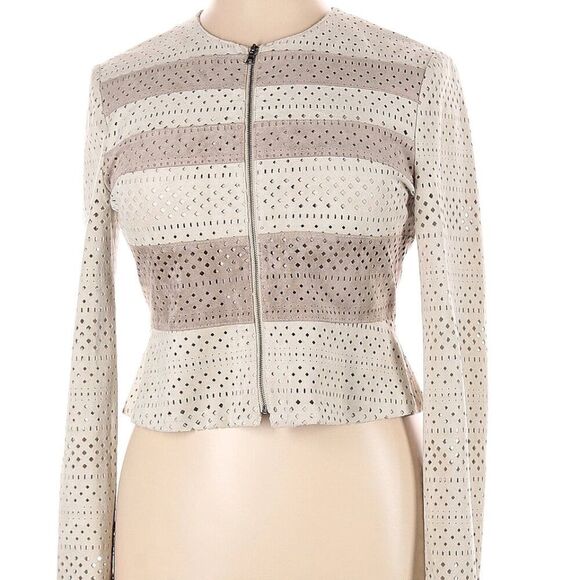 BCBGMAXAZRIA ‎ Long Sleeves Mock Large Jacket